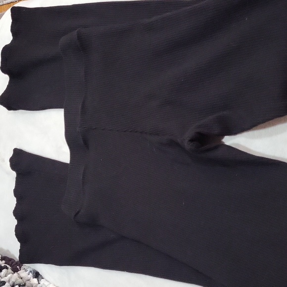 PINK Victoria's Secret Black Ribbed Leggings - Picture 8 of 8